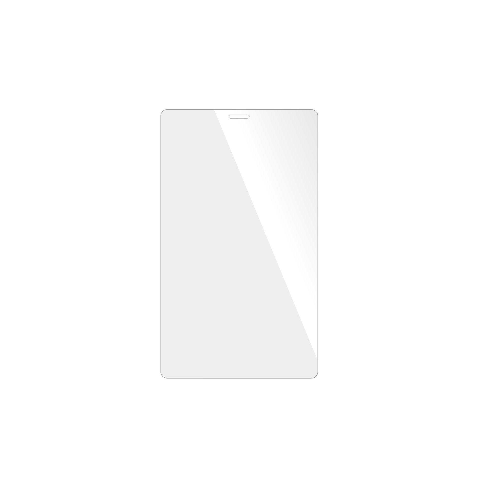 dipos Displayschutz für Digma Optima 8305C 4G, transparente Oberfläche, geringe Dicke und perfekte Passform