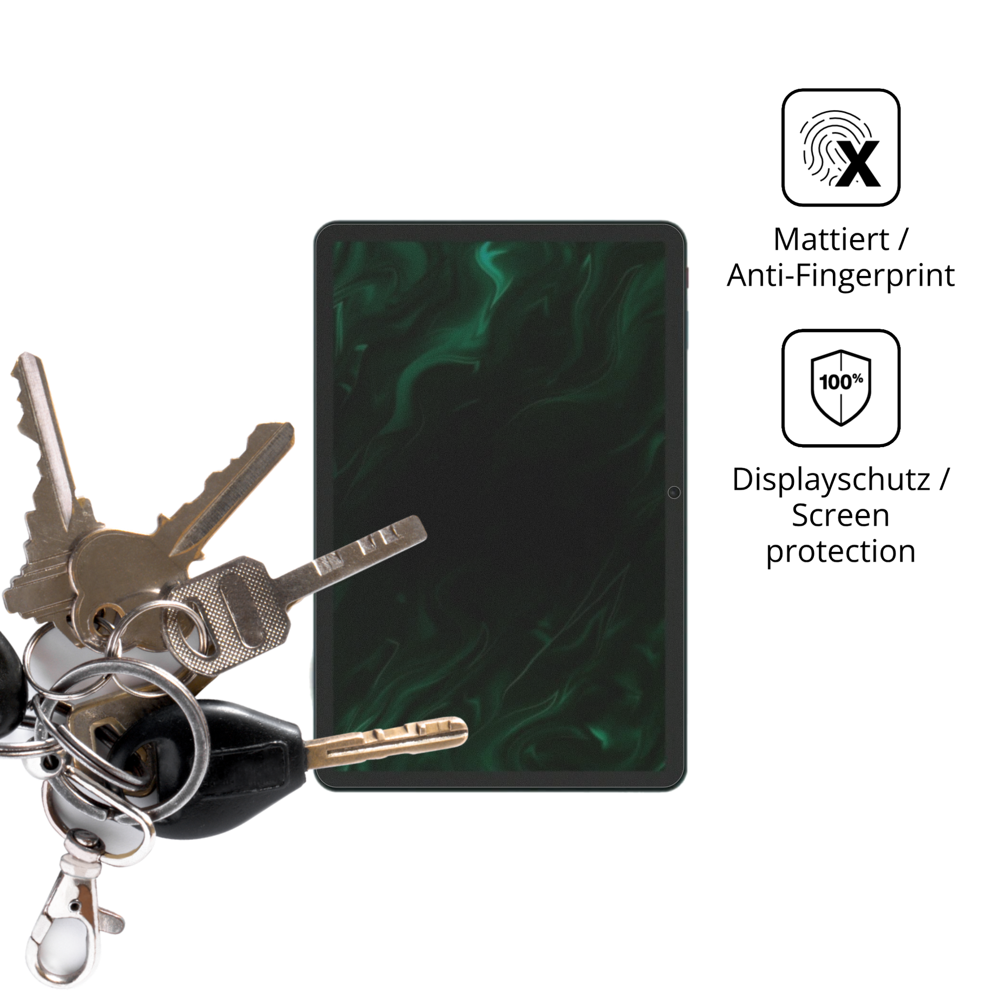dipos Displayschutz für Digma Pro Eclipse, mattierte Oberfläche, Blickschutzfilter und perfekter Passform