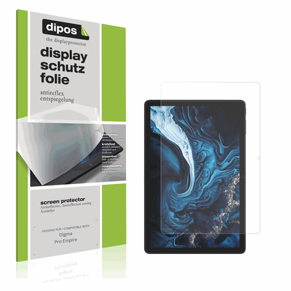 Matte Displayschutzfolie von dipos passend für Digma Pro Empire, präziser Zuschnitt und blasenfrei montiert