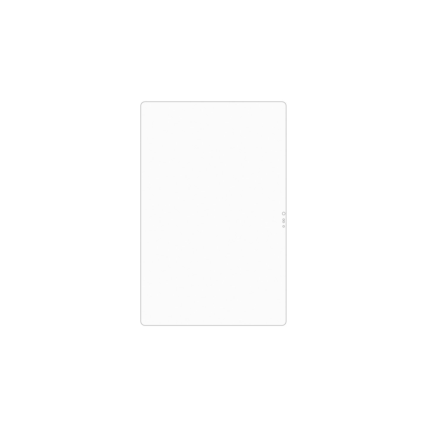 dipos Displayschutz für Digma Pro Hit 18, mattierte Oberfläche, geringe Dicke und perfekte Passform