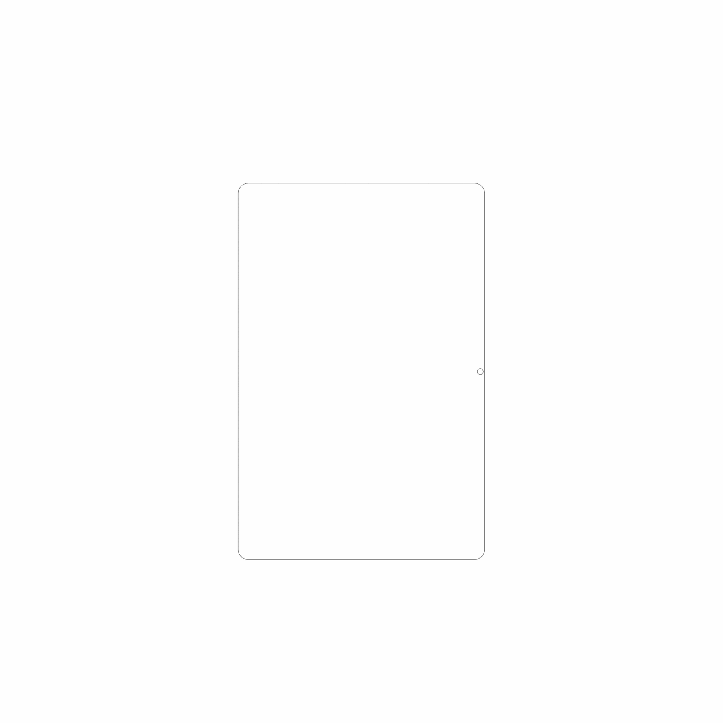 dipos Displayschutz für Digma Pro Hit 104, mattierte Oberfläche, geringe Dicke und perfekte Passform