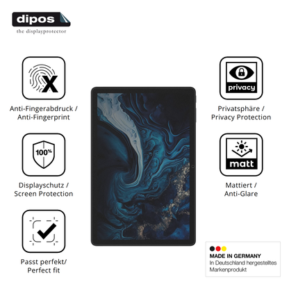 Privatsphäre-Schutz durch Sichtschutz-Folie passend zugeschnitten für Digma Pro Hit 14