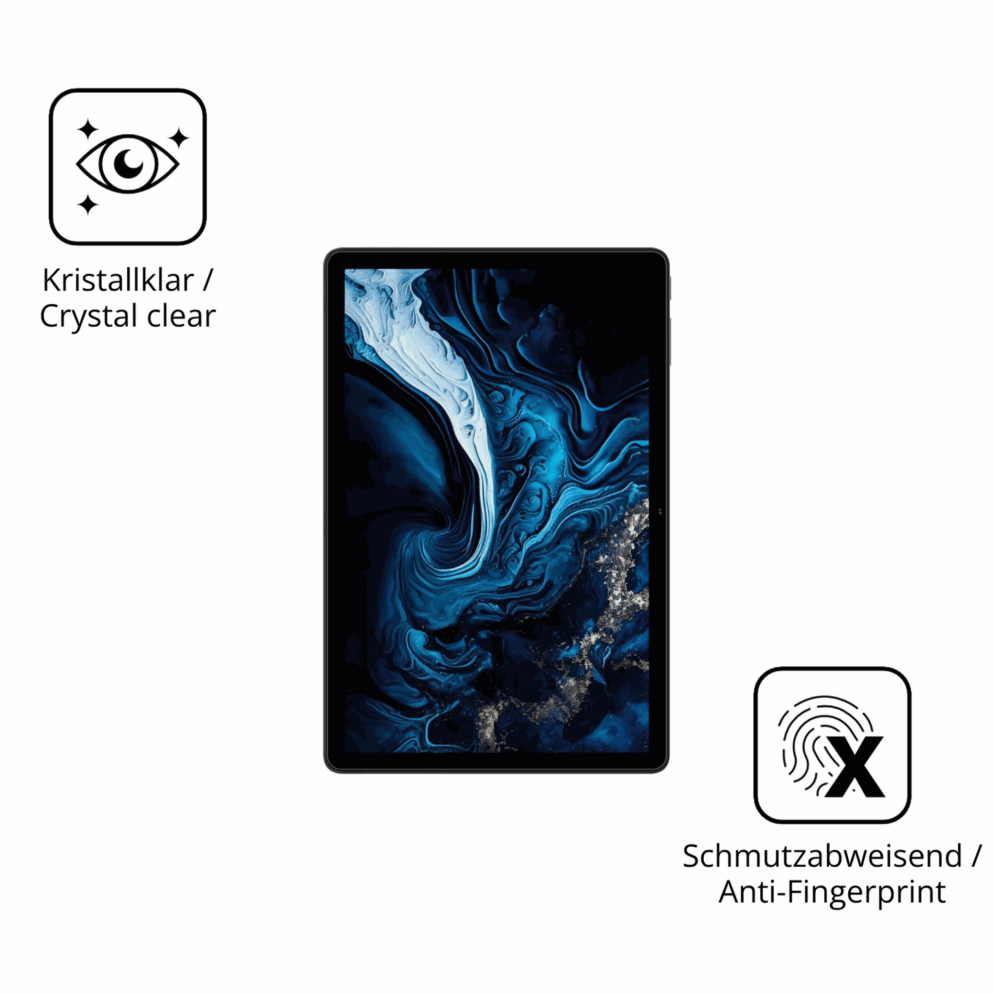 Flexible TPU-Folie passend zugeschnitten für Digma Pro Hit 106, vollständige Abdeckung
