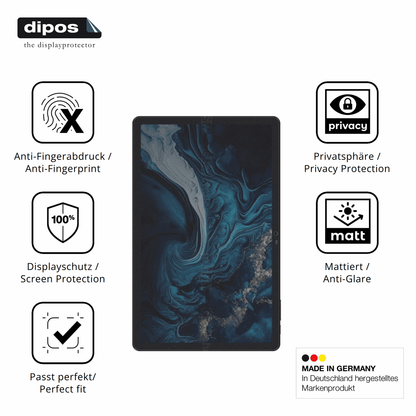 Blickschutzfolie für Digma Pro Prime 18 11 Zoll matt Schutzfolie Privacy