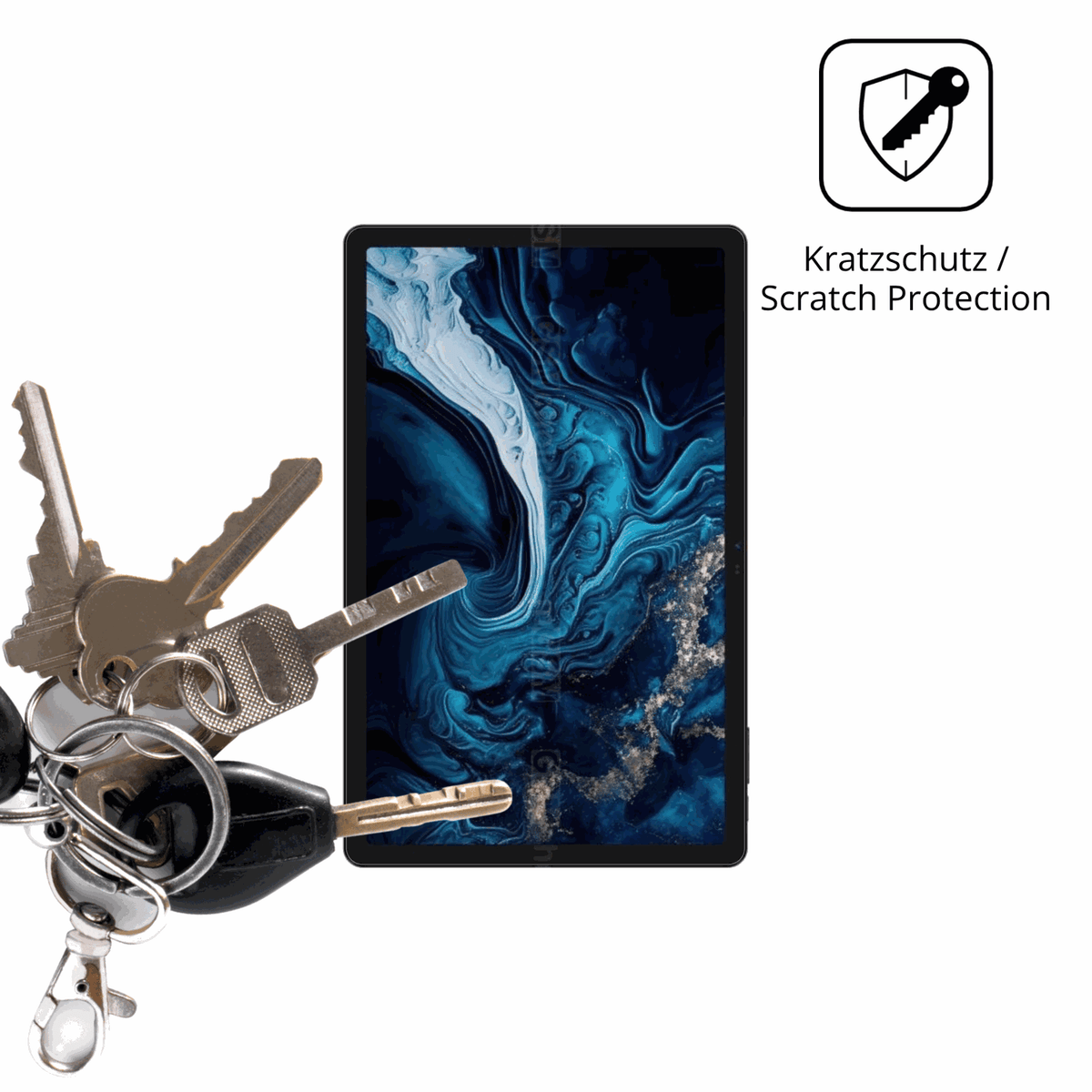 2x Schutzfolie klar für Digma Pro Prime 18 11 Zoll Display-Schutzfolie