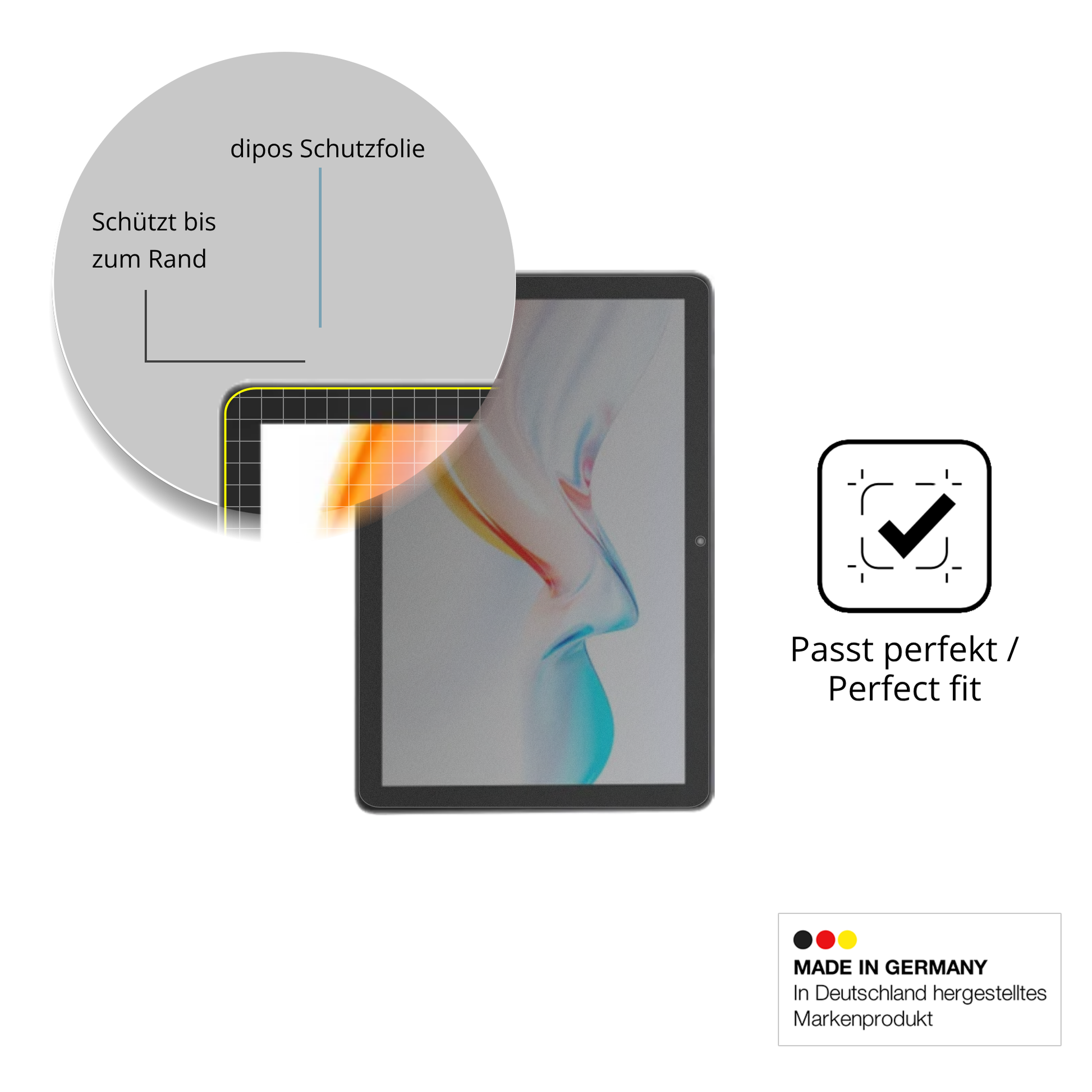 Schutz gegen Kratzer auf dem Digma Pro Spectrum Glas durch Schlüssel oder Ähnliches