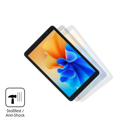 Schutz gegen Kratzer auf dem Digma Q8 Glas durch Schlüssel, Stöße gegen die Tischkante oder Stürze