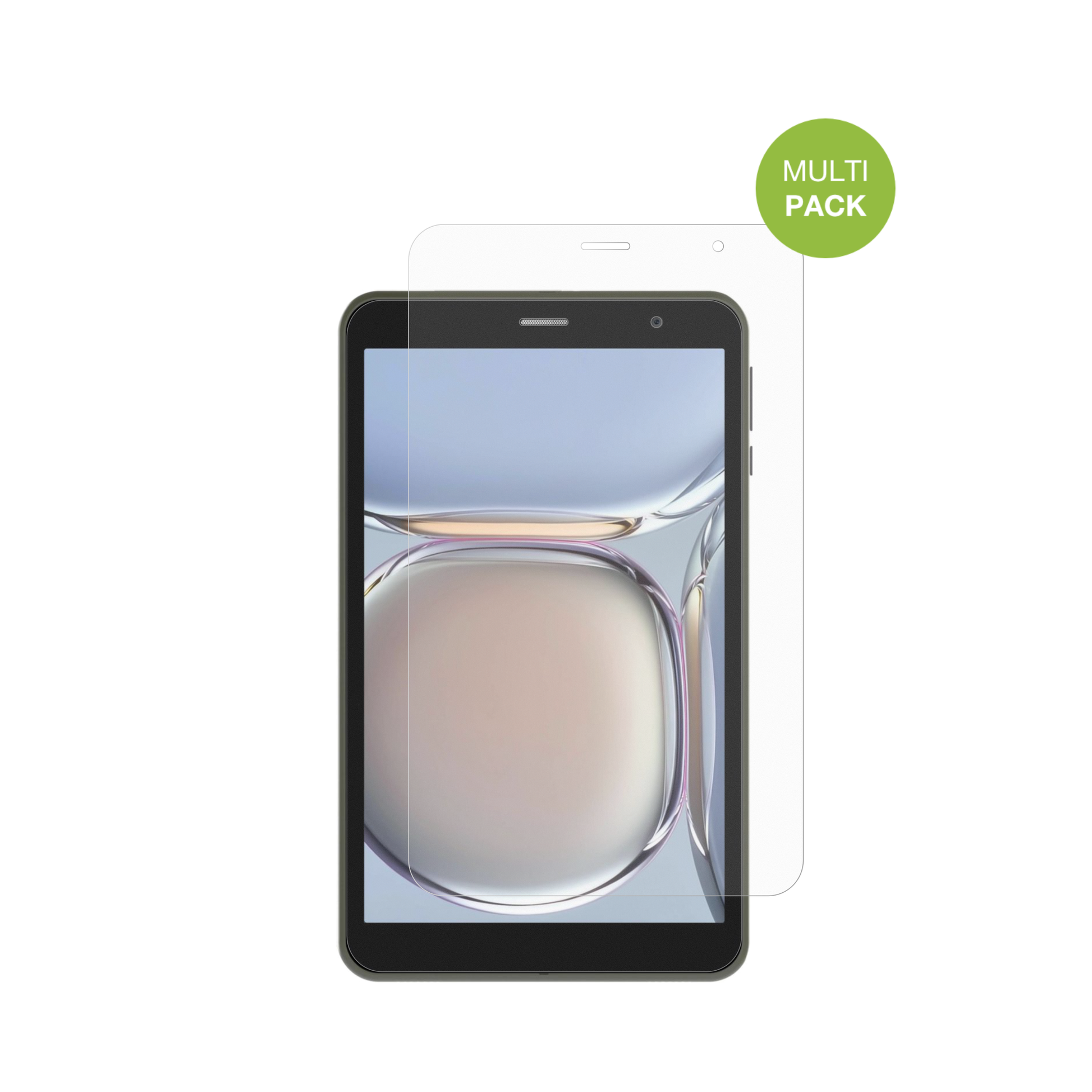 DigmaR8 mit aufgebrachter dipos Displayschutzfolie, die lästige Fingerabdrücke minimiert