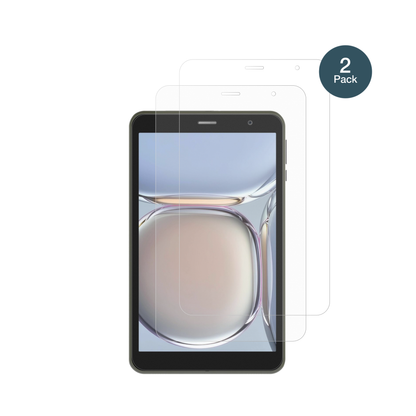 DigmaR8 mit aufgebrachter dipos Panzerfolie, die lästige Fingerabdrücke minimiert