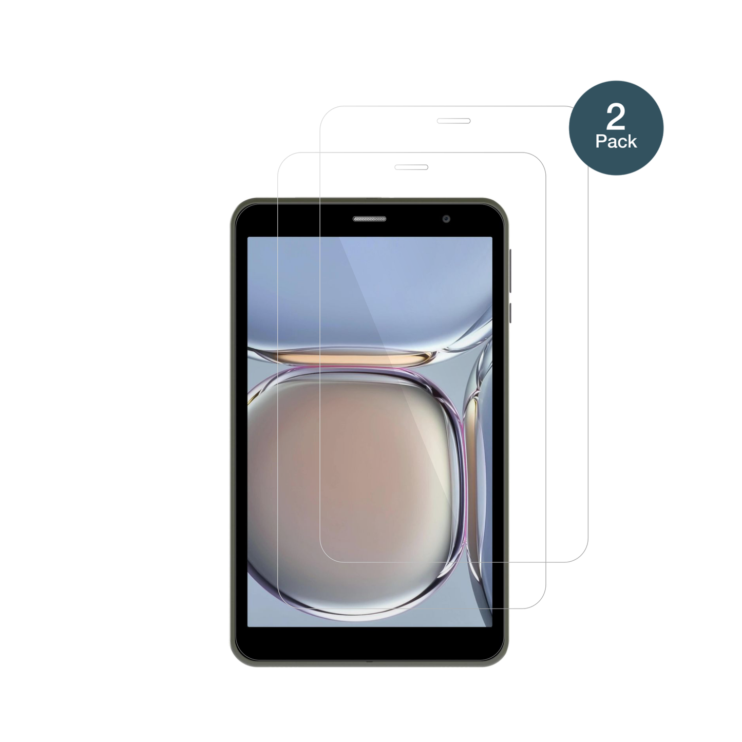 DigmaR8 mit aufgebrachter dipos Flex Schutzfolie, glasklare Darstellung ohne Einschränkungen