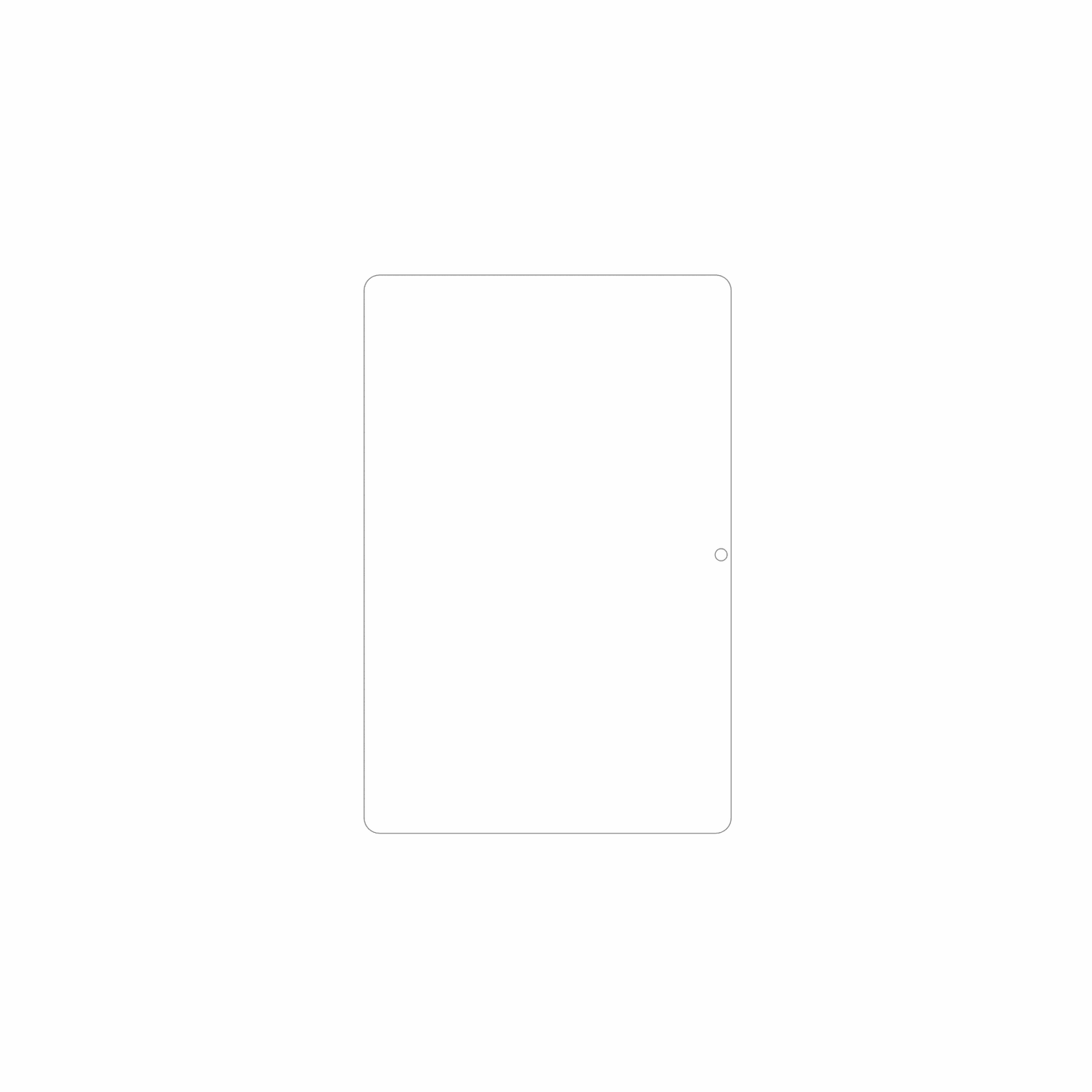 dipos Displayschutz für Digma Z10, mattierte Oberfläche, geringe Dicke und perfekte Passform