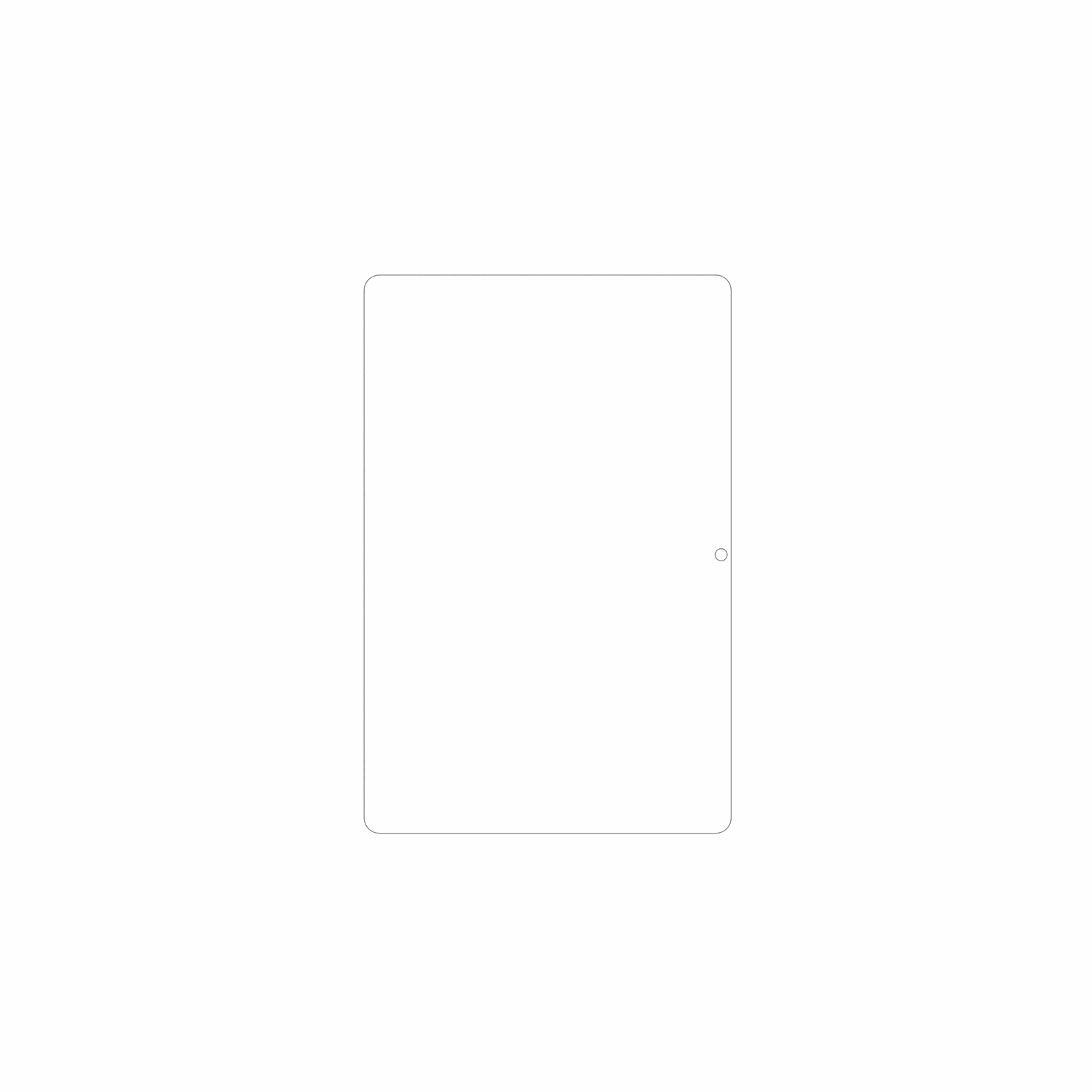 dipos Displayschutz für Digma Z10, mattierte Oberfläche, geringe Dicke und perfekte Passform