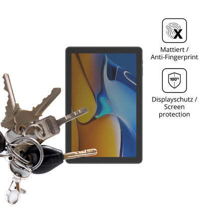 dipos Displayschutz für Digma Z10, mattierte Oberfläche, Blickschutzfilter und perfekter Passform