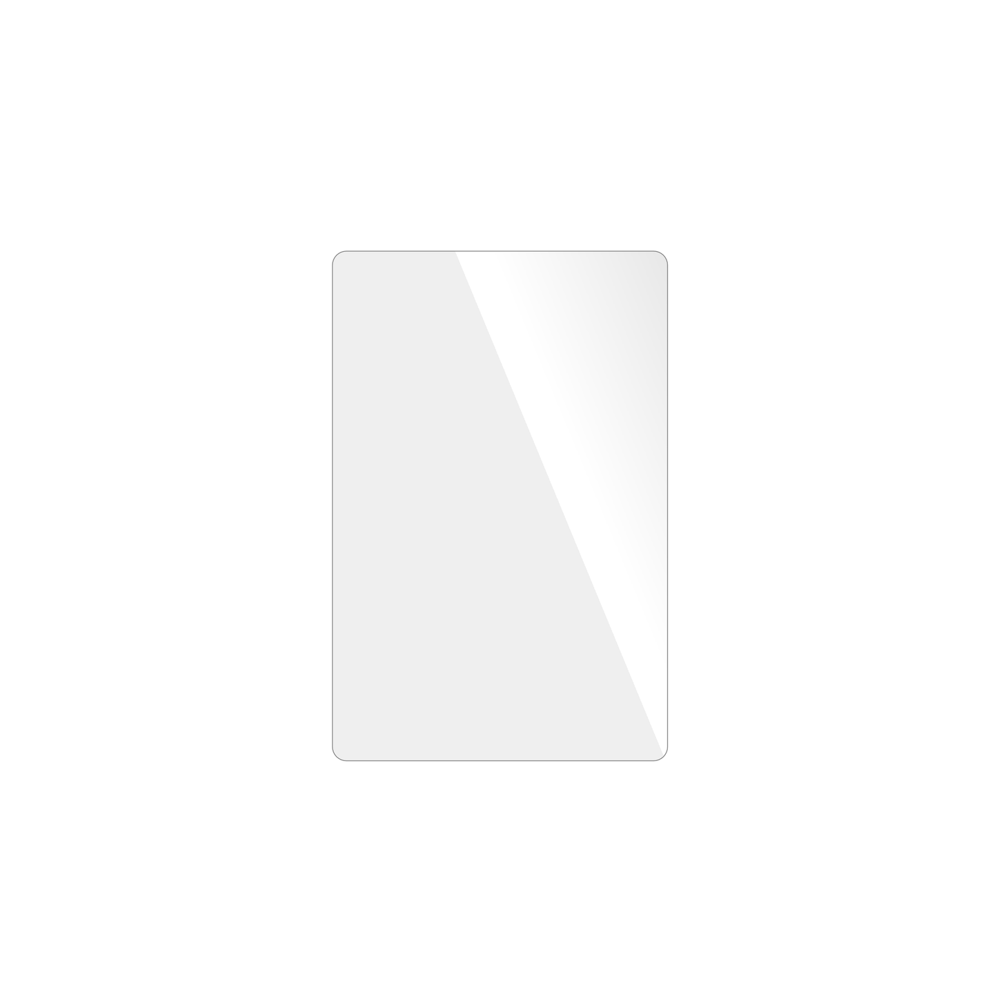 dipos Displayschutz für Digma Z10, transparente Oberfläche, geringe Dicke und perfekte Passform
