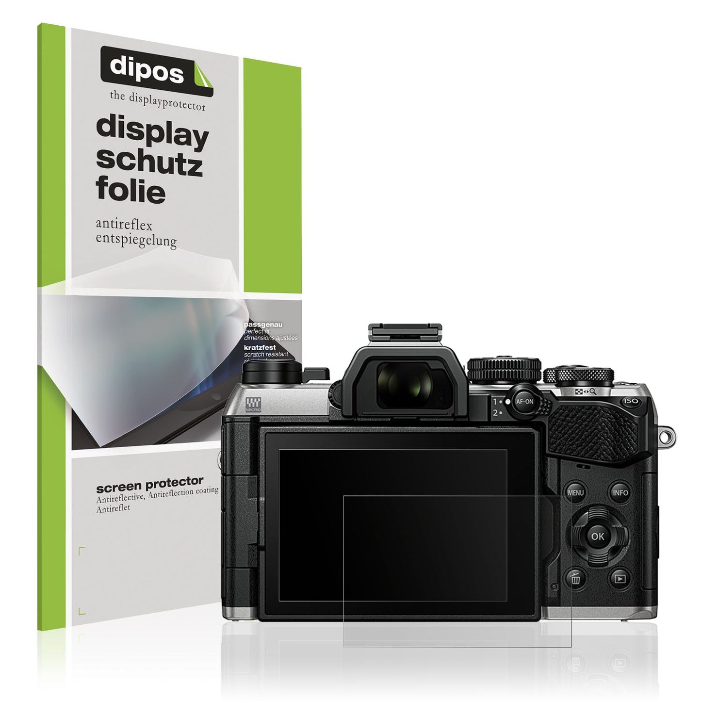 4x Schutzfolie matt für Olympus OM System OM-5 Mark II Display-Schutzfolie