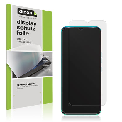 Matte Displayschutzfolie von dipos passend für Tecno Spark 7T, präziser Zuschnitt und blasenfrei montiert