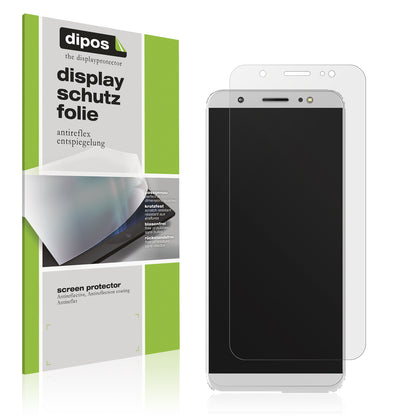Matte Displayschutzfolie von dipos passend für Tecno Camon I, präziser Zuschnitt und blasenfrei montiert