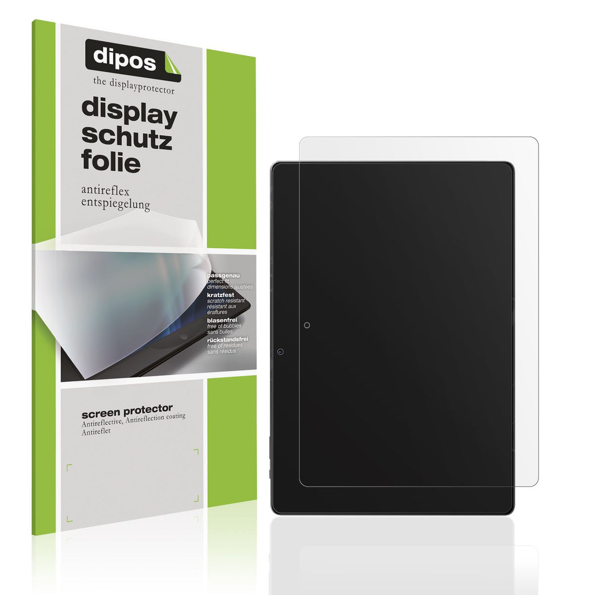 2x Schutzfolie matt für ZTE Blade X10 Pro Display-Schutzfolie