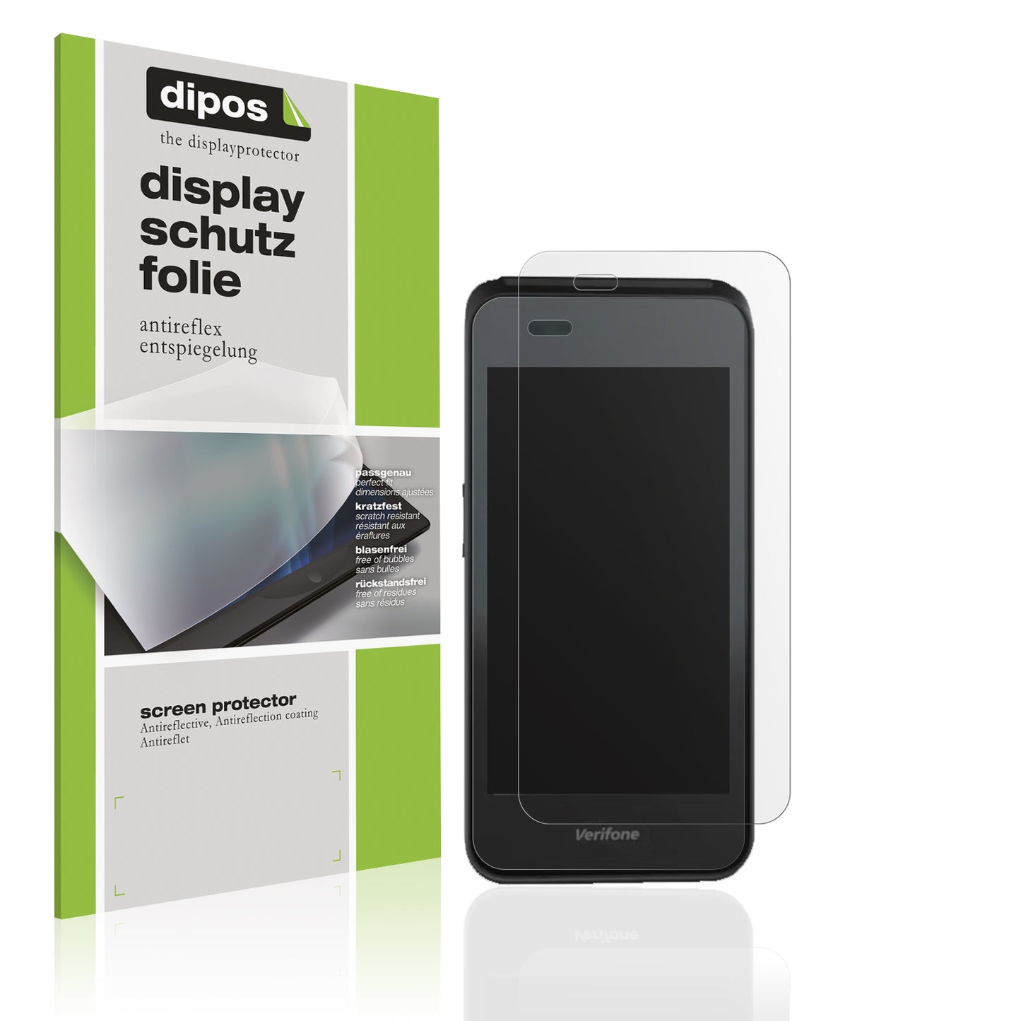 4x Schutzfolie matt für Verifone Carbon Mobile 5 Display-Schutzfolie