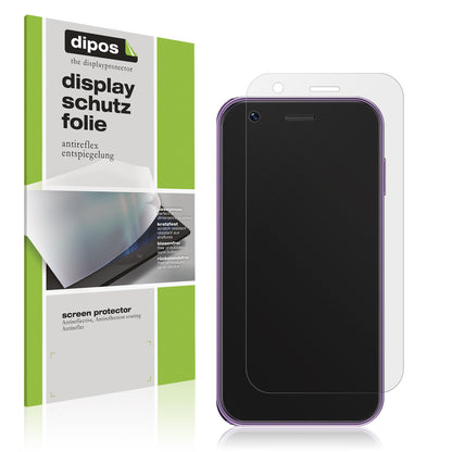 4x Schutzfolie matt für SOYES XS16 Mini Smartphone Display-Schutzfolie