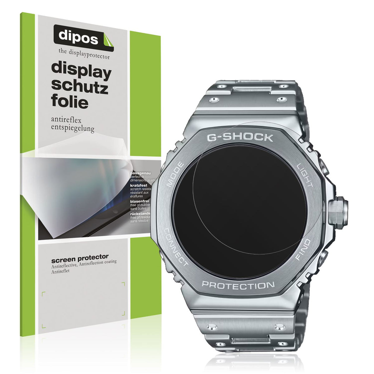 6x Schutzfolie matt für Casio G-Shock GM-B2100D Display-Schutzfolie