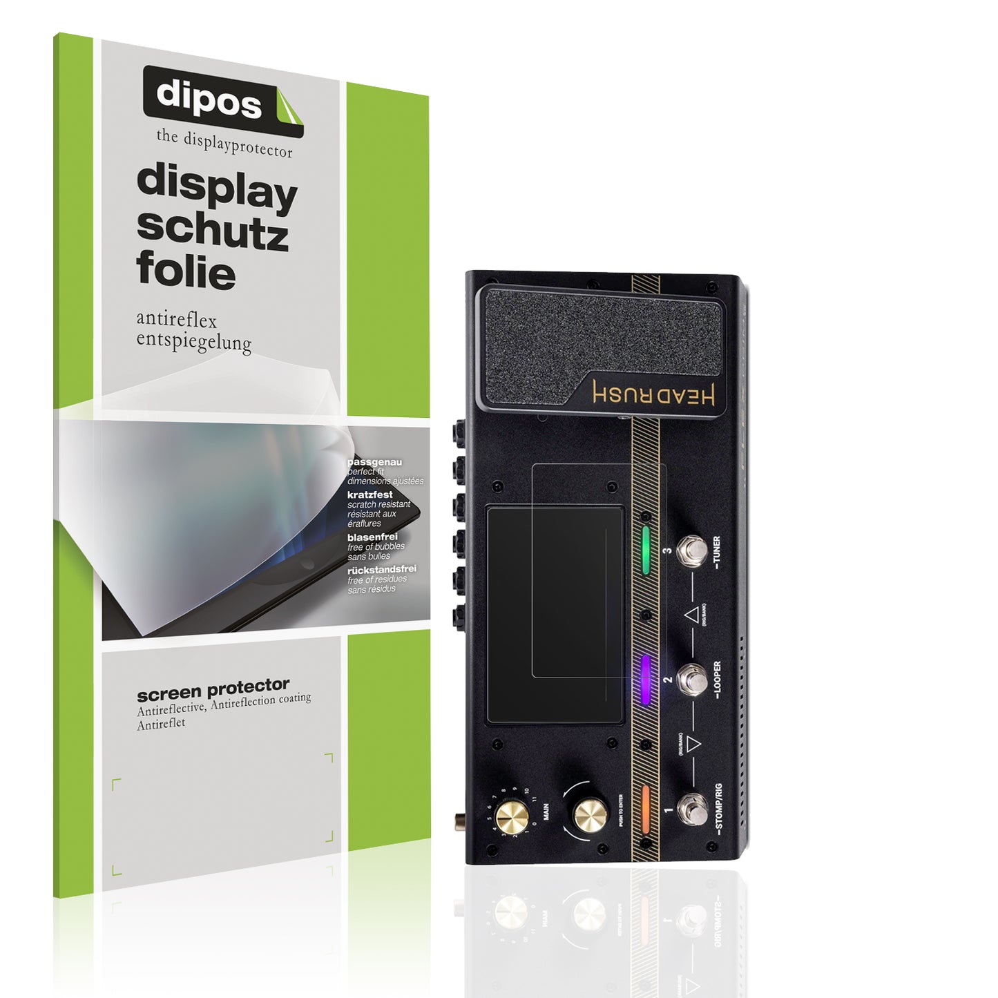 2x Schutzfolie matt für Headrush Flex Prime Display-Schutzfolie