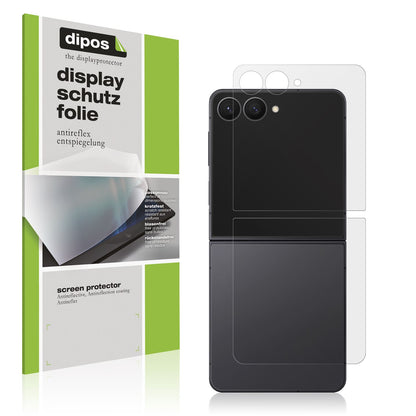 4x Schutzfolie matt für Samsung Galaxy Z Flip7 Aussenseite Display-Schutzfolie