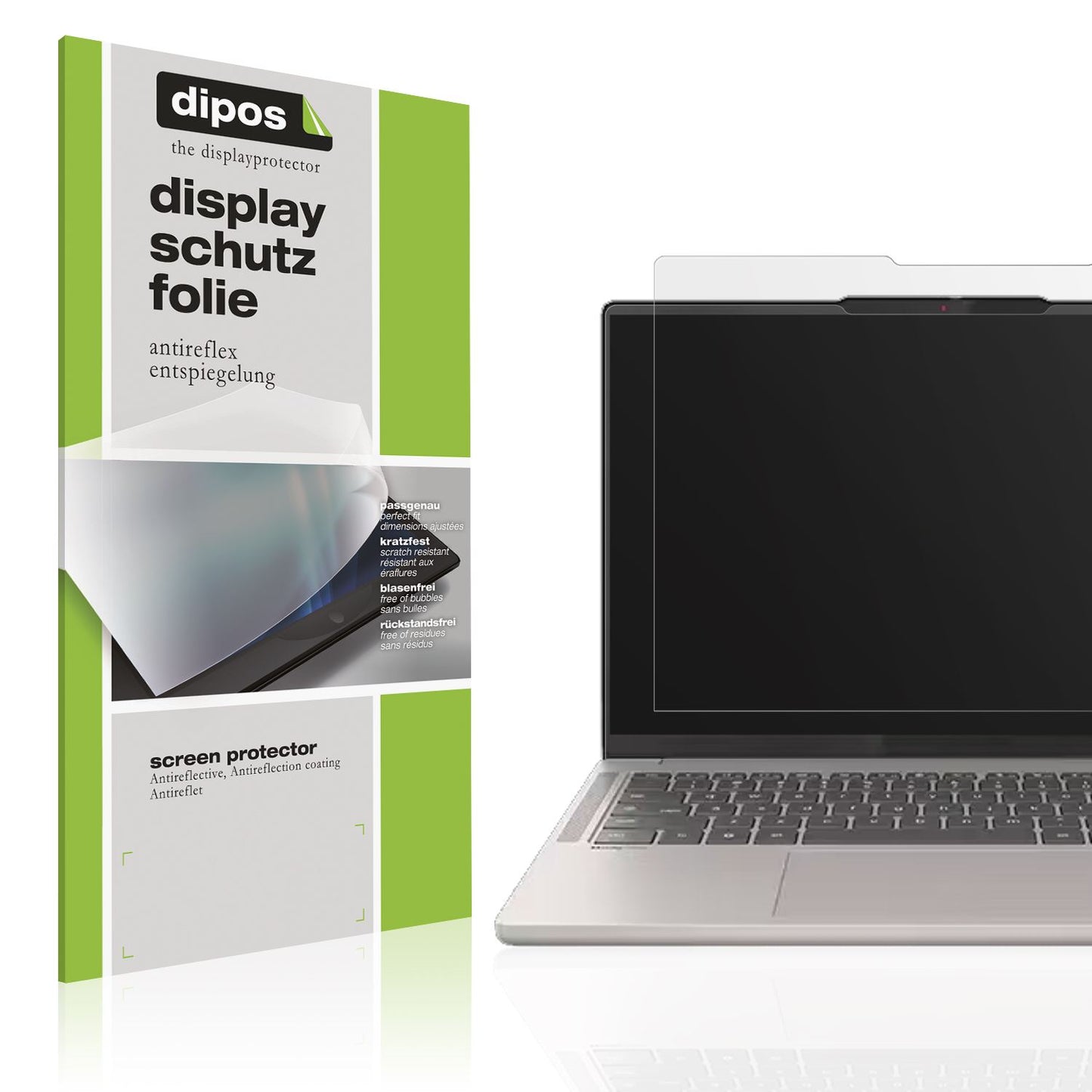 2x Schutzfolie matt für Lenovo Chromebook Plus Gen 10 14 Zoll Display-Schutzfolie
