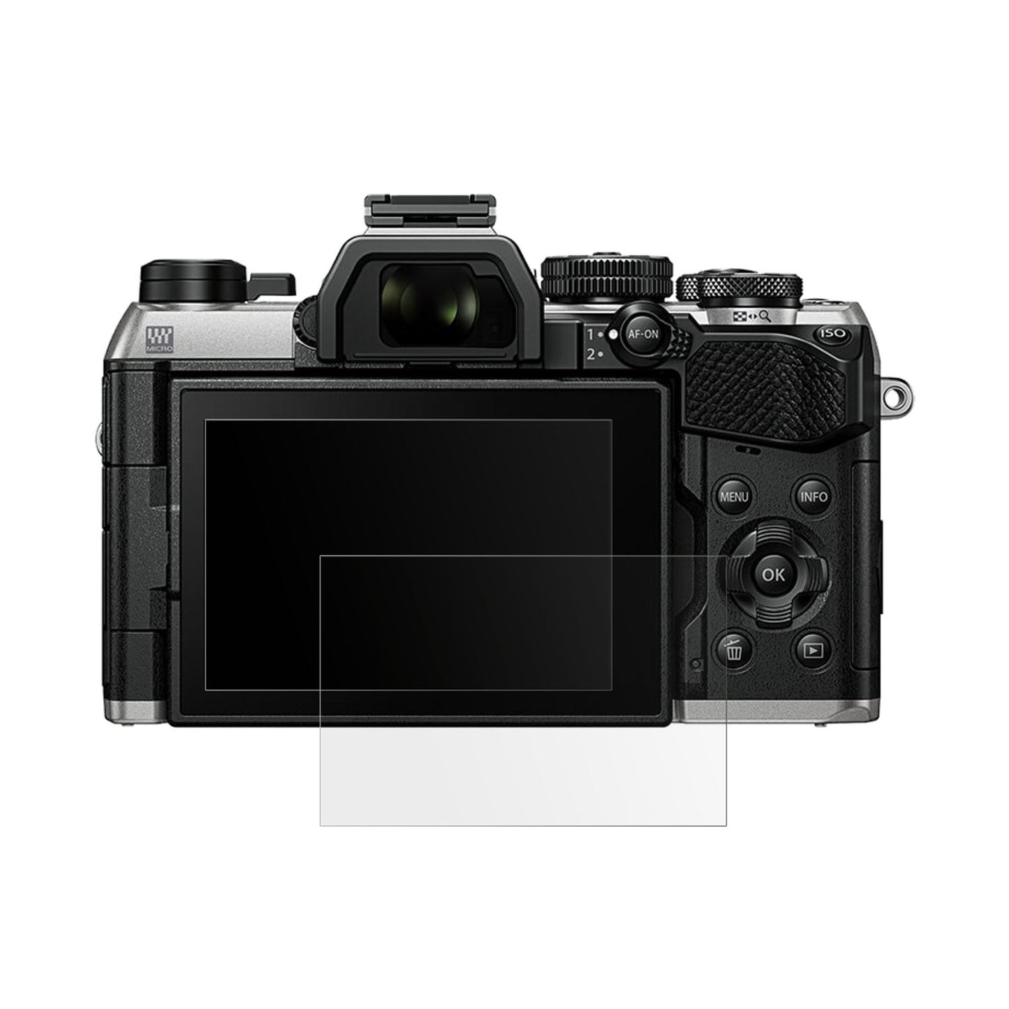 4x Schutzfolie matt für Olympus OM System OM-5 Mark II Display-Schutzfolie