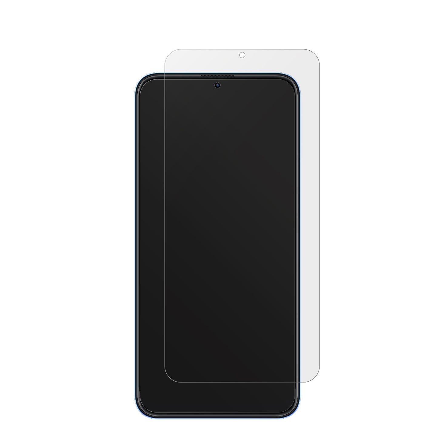 CoolpadCool 12A mit aufgebrachter dipos Displayschutzfolie, die lästige Fingerabdrücke minimiert
