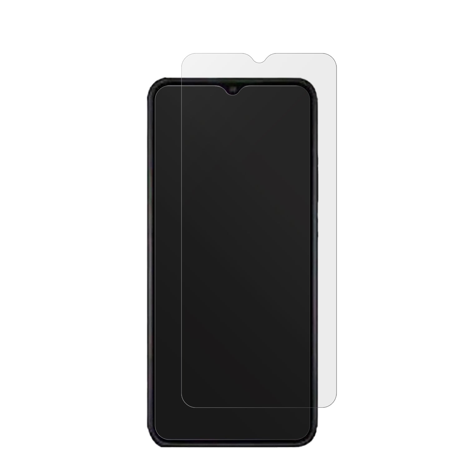 InfinixHot 12i mit aufgebrachter dipos Displayschutzfolie, die lästige Fingerabdrücke minimiert