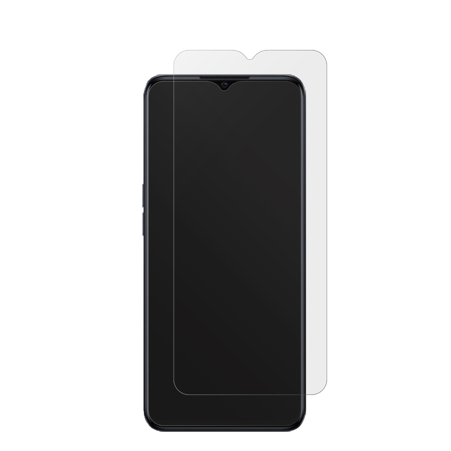 OPPOA77 5G mit aufgebrachter dipos Displayschutzfolie, die lästige Fingerabdrücke minimiert