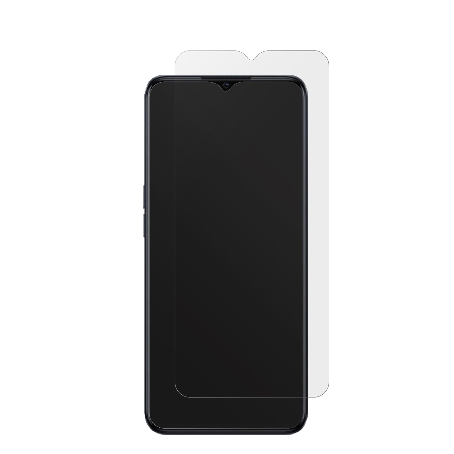 OPPOA77 5G mit aufgebrachter dipos Displayschutzfolie, die lästige Fingerabdrücke minimiert