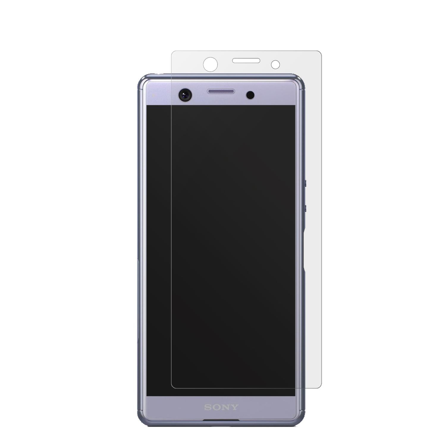 SonyXperia Ace SO-02L mit aufgebrachter dipos Displayschutzfolie, die lästige Fingerabdrücke minimiert