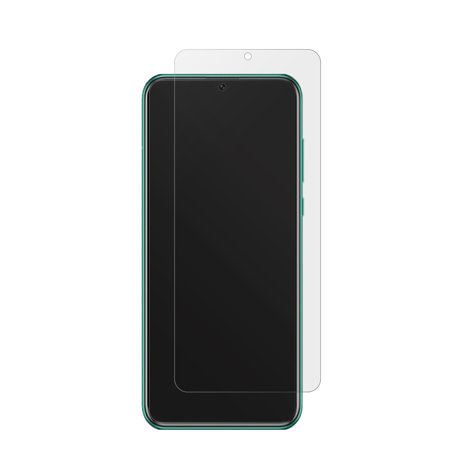 HuaweiEnjoy 50 Pro mit aufgebrachter dipos Displayschutzfolie, die lästige Fingerabdrücke minimiert