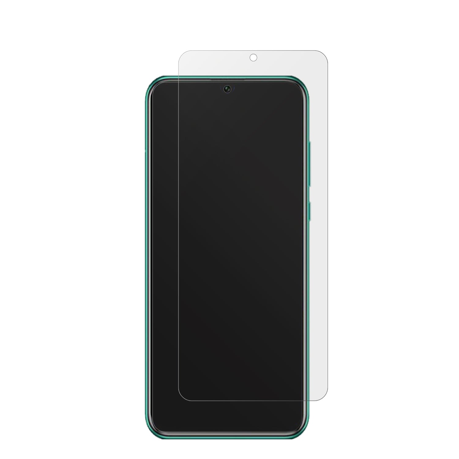 HuaweiEnjoy 50 Pro mit aufgebrachter dipos Displayschutzfolie, die lästige Fingerabdrücke minimiert