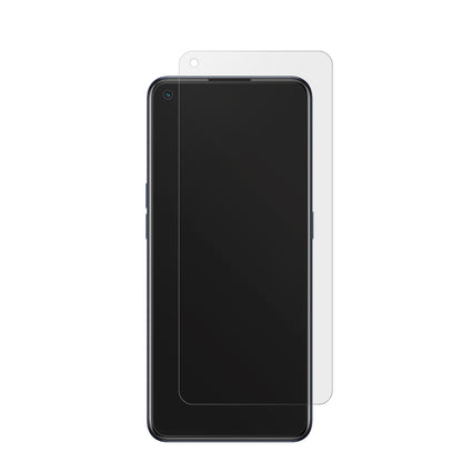 OPPOReno7 4G mit aufgebrachter dipos Displayschutzfolie, die lästige Fingerabdrücke minimiert