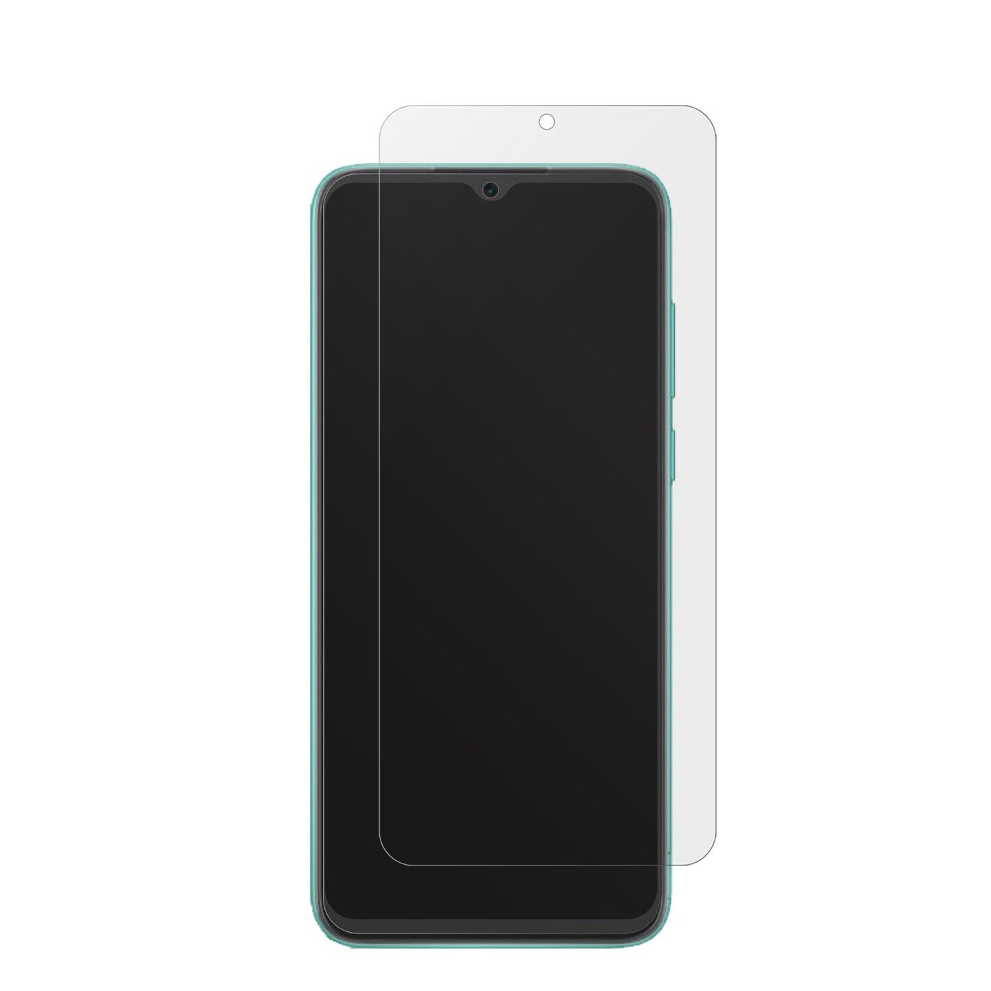 BlackviewA55 Pro mit aufgebrachter dipos Displayschutzfolie, die lästige Fingerabdrücke minimiert