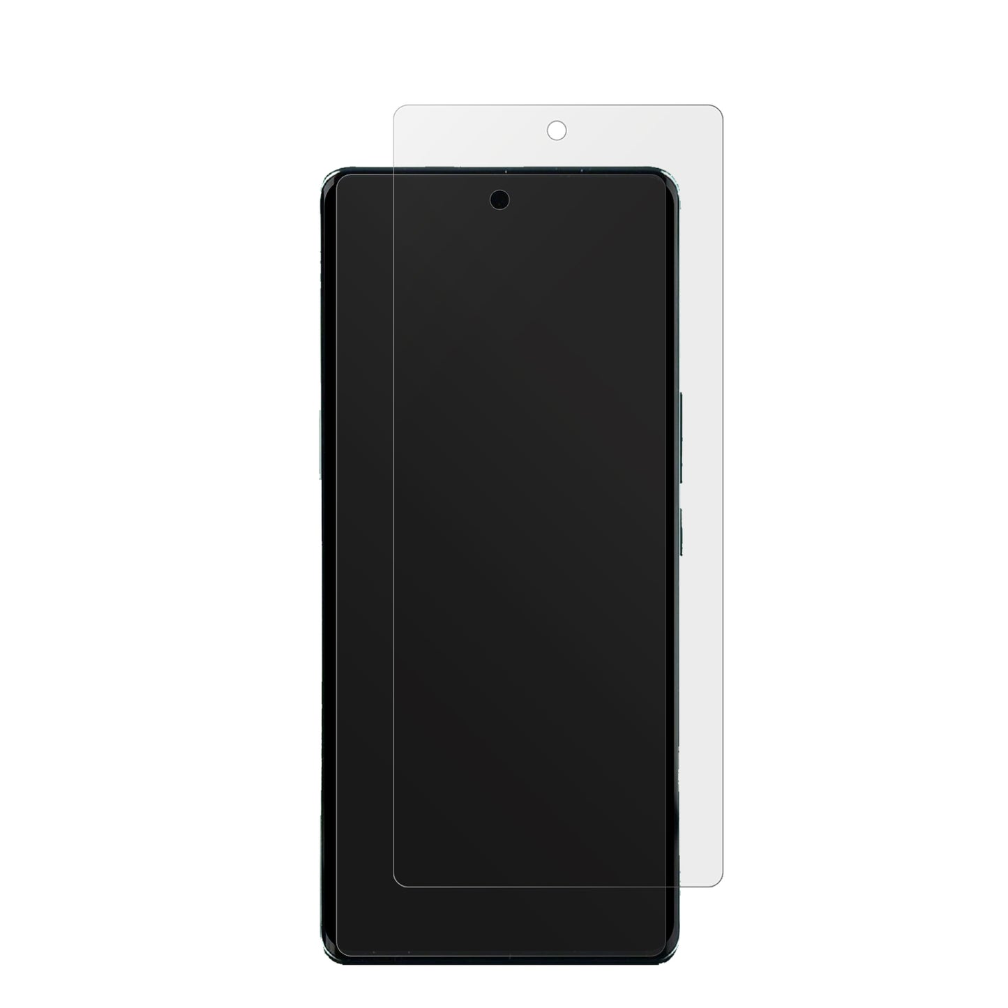 VIVOS16 Pro mit aufgebrachter dipos Displayschutzfolie, die lästige Fingerabdrücke minimiert