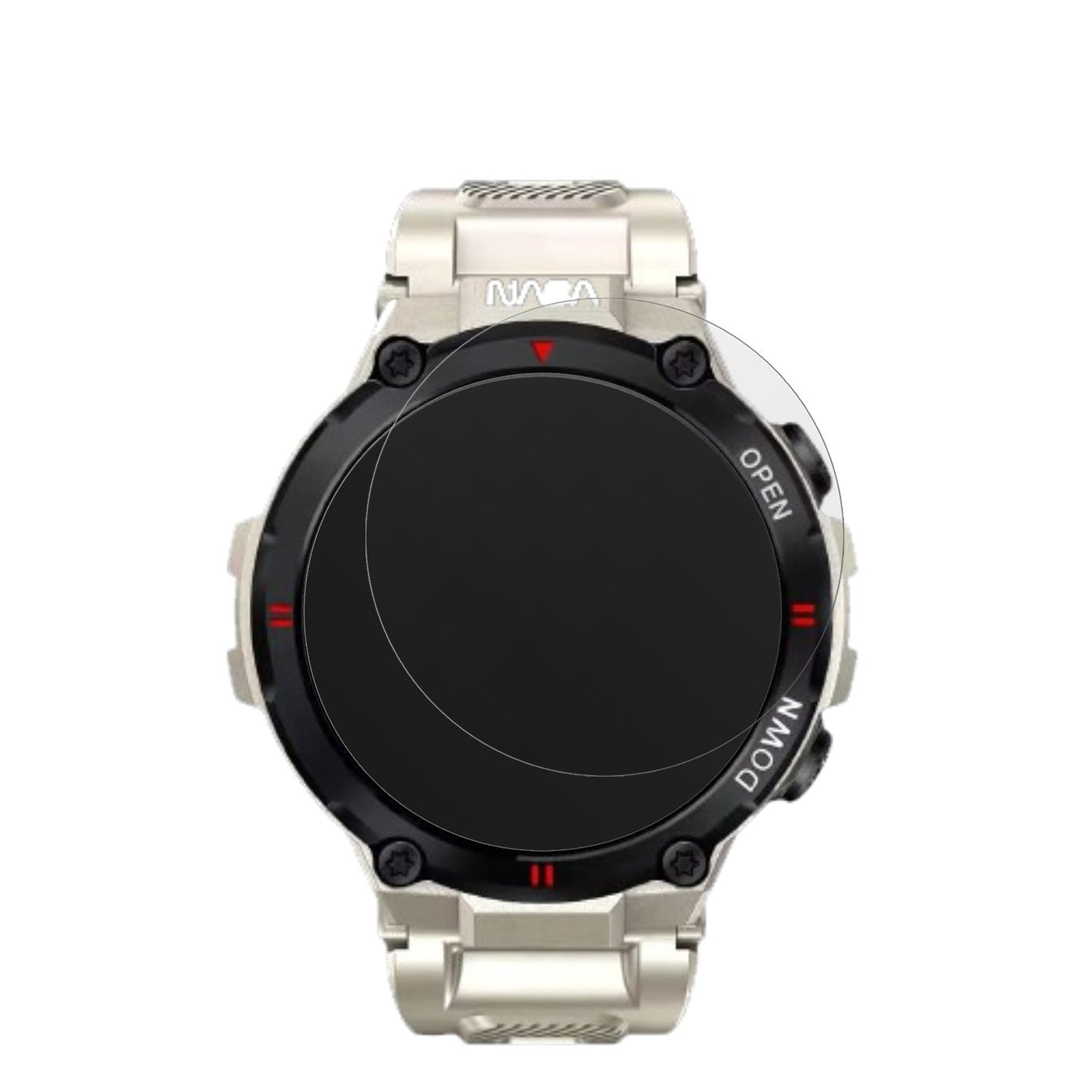 6x Schutzfolie matt für Nasa BNA30119-003 (45.5 mm) Display-Schutzfolie