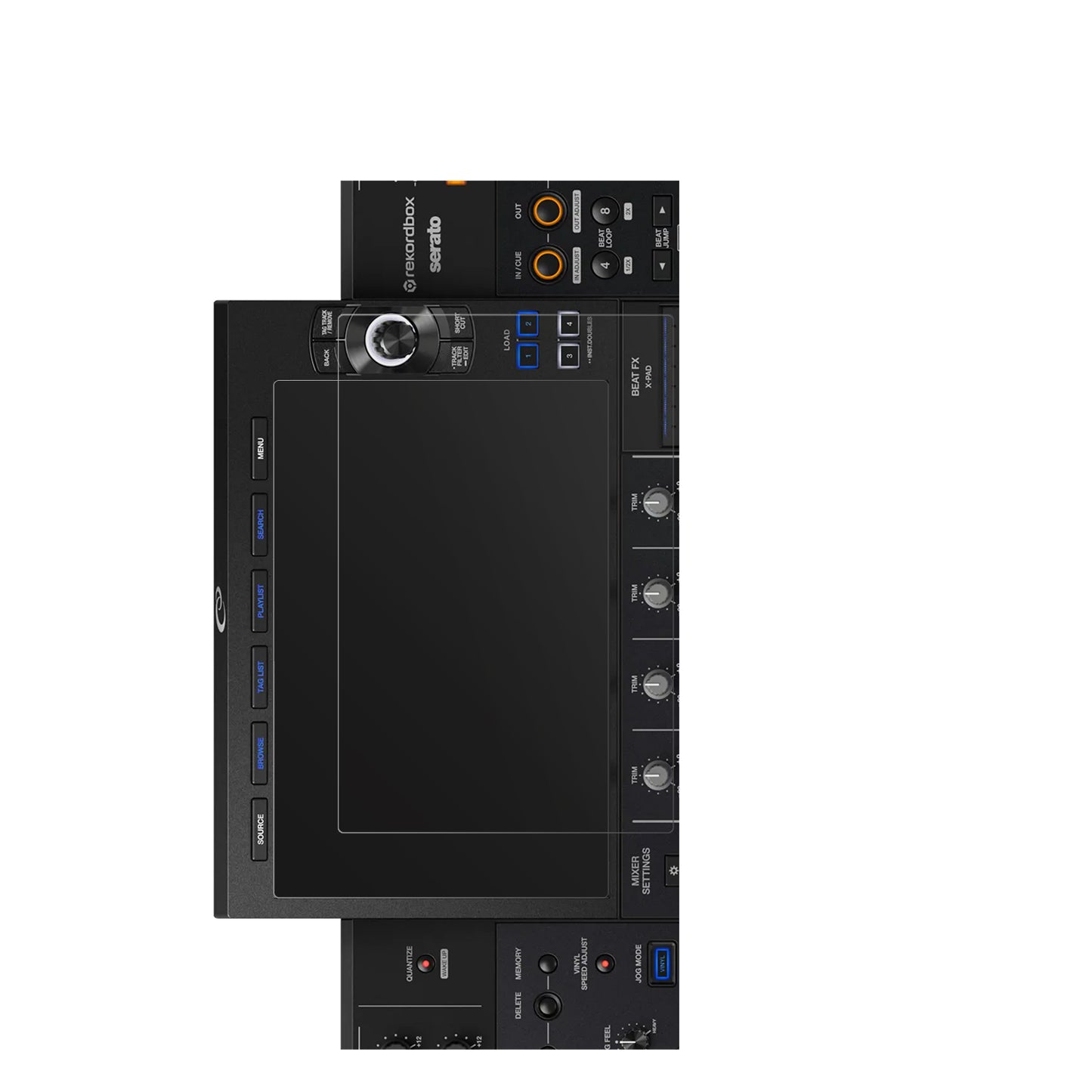 2x Schutzfolie matt für Pioneer XDJ-AZ Display-Schutzfolie