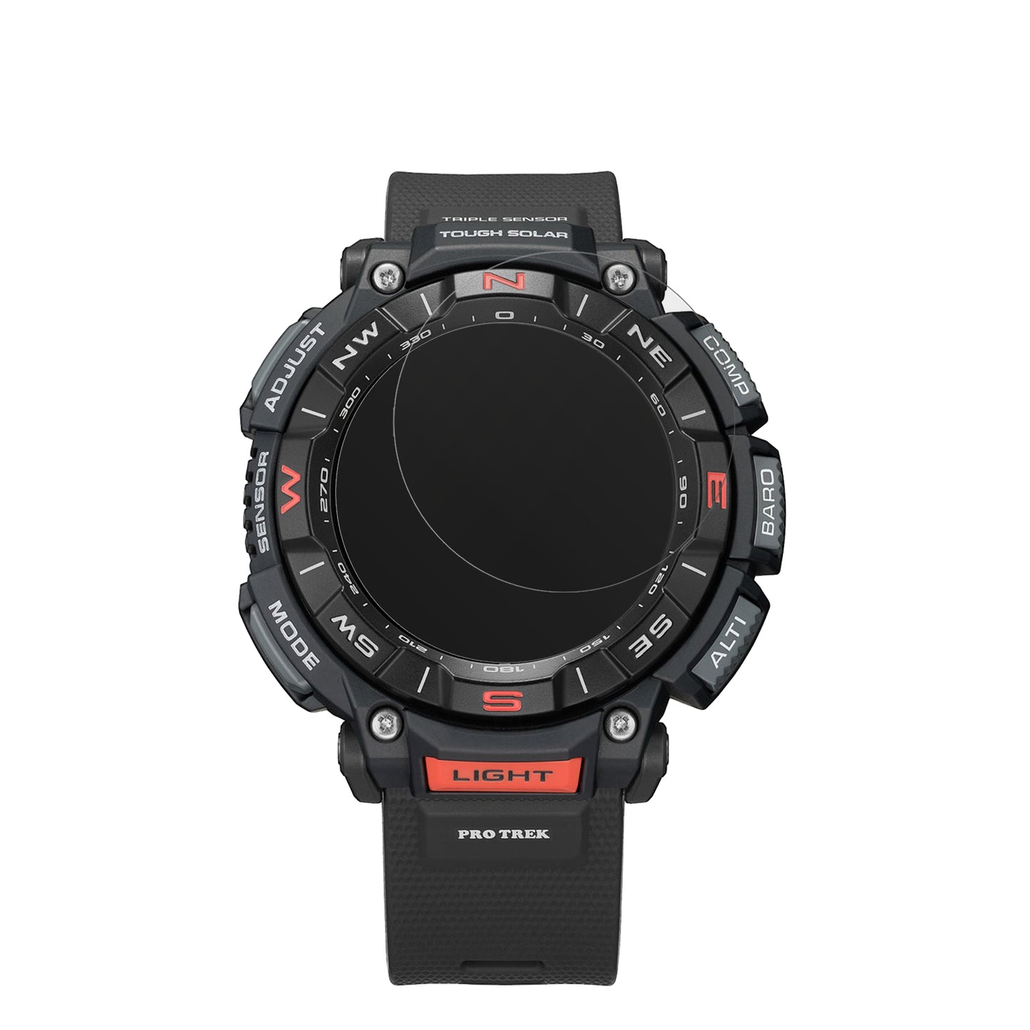 6x Schutzfolie matt für Casio Pro Trek PRG-340 Display-Schutzfolie