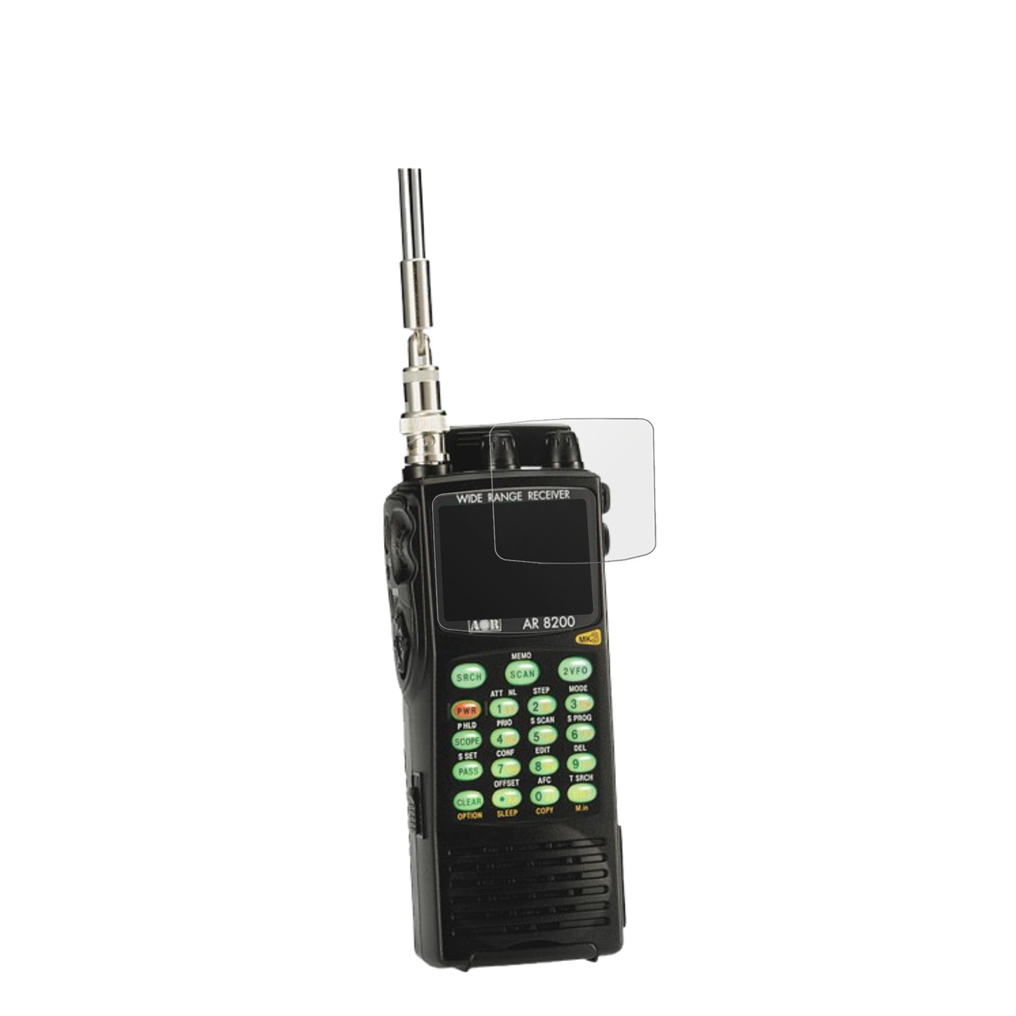 4x Schutzfolie matt für Aor AR-8200 Display-Schutzfolie