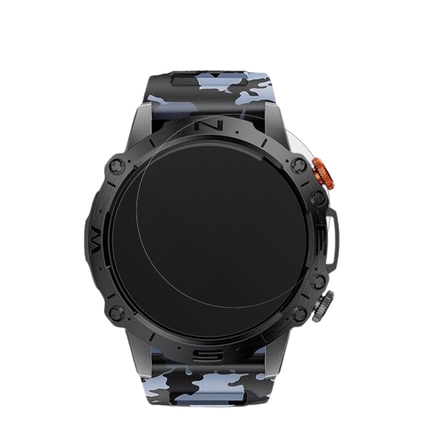 6x Schutzfolie matt für Lige 1.43 Zoll Smartwatch Display-Schutzfolie