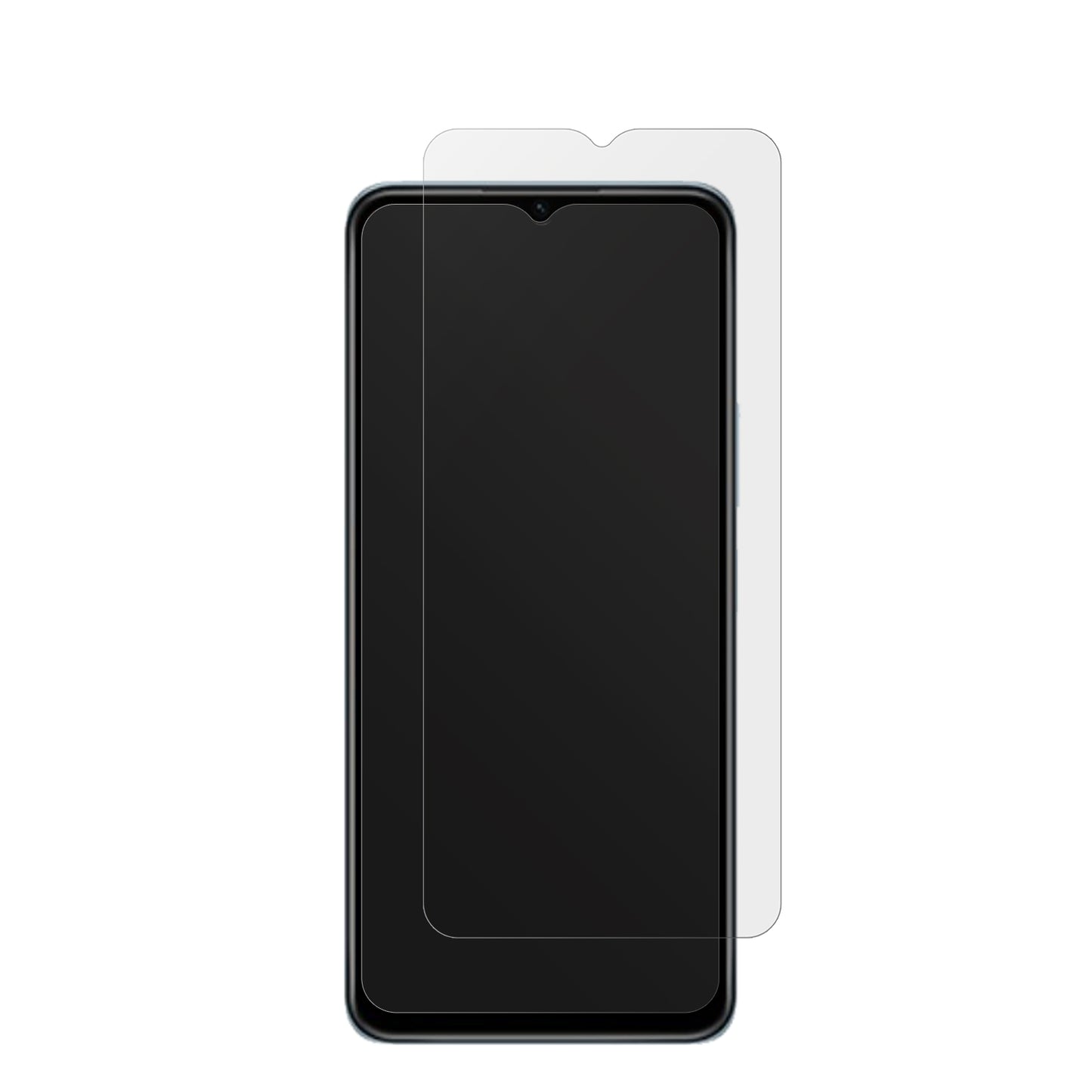 2x Schutzfolie matt für Vivo Y55s 5G Display-Schutzfolie