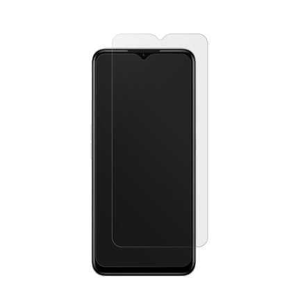 RealmeC35 mit aufgebrachter dipos Displayschutzfolie, die lästige Fingerabdrücke minimiert
