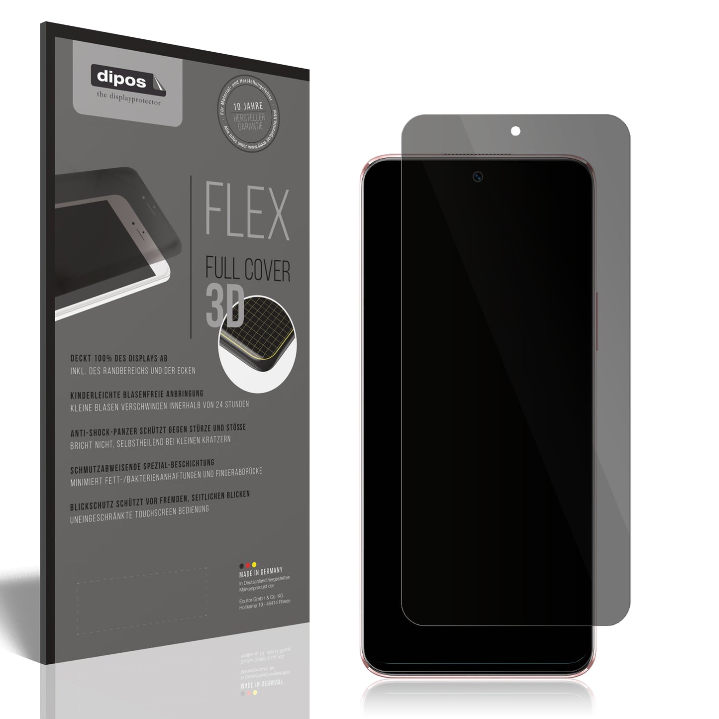Full Cover Privacy Blickschutzfolie für Wiko T50