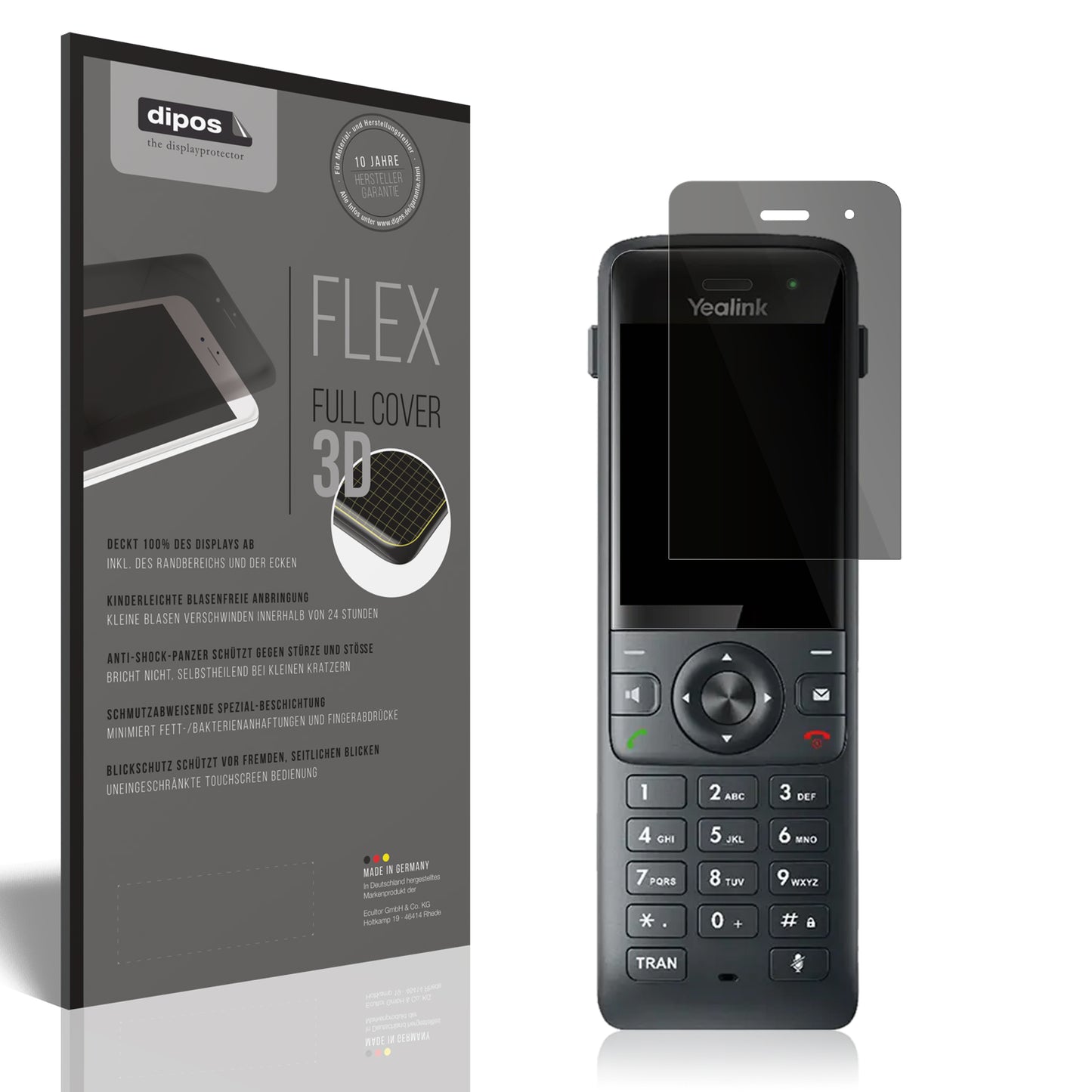 Full Cover Privacy Blickschutzfolie für Yealink AX83H