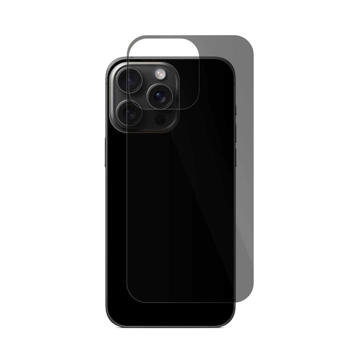 Full Cover Privacy Blickschutzfolie für Apple iPhone 15 Pro Max Rückseite