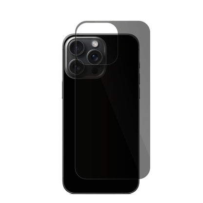 Full Cover Privacy Blickschutzfolie für Apple iPhone 15 Pro Max Rückseite